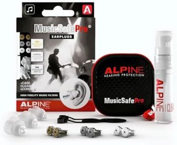 Alpine MusicSafe Pro Gehörschutz Ohrstöpsel für Musiker - Werte dein Musikerlebnis auf ohne Hörschäden zu riskieren - Drei austauschbare Filterstufen - Hypoallergenes & Wiederverwendbar - Transparent