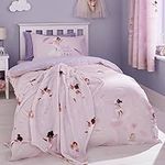 Catherine Lansfield Dancing Fairies Cosy Fleece 130x170cm Blanket Throw Pink