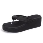STEPIZIA Platform Heels Sandals Light Weight Comfortable & Trendy Party Wedges Heels for Girls & Women