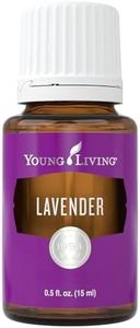 Young Living Lavender Essential Oil | 15ml | 100% Pure Lavender Oil | Aromatherapy Oil for Diffuser and Lavender Essential Oil for The Skin | Steam Distilled from Lavender Flowers