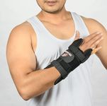PRO HEALTHCARE Adjustable Wrist & Forearm Splint for pain relief carpal tunnel wrist splint support brace for right & left hand for men and women wrist brace protector and fracture