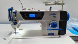 JVIN N2 Direct Drive Single Needle Lockstitch Industrial Sewing Machine with Auto Thread Trimmer, Table, Stand, and Servo Motor – Ideal for Tailoring, Garments, and Light to Medium Fabrics.