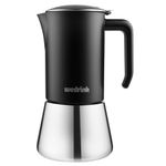 wedrink Stovetop Espresso Maker 6 Espresso Cups Stainless Steel Moka Pot for Greca, Induction, Electric & Gas Stoves(10 OZ/300ml)