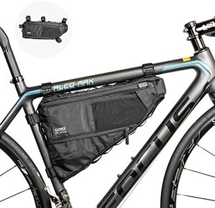 GORIX Bike Triangle Bag Frame Bag Top Tube Bag Expandable 3.5L Waterproof Cycling Road Mountain Bicycle (GX-FB PELICAN)