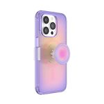 PopSockets 806331 Mag Safe Plant Based Phone Case for iPhone 14 Pro with a Repositionable Slide Phone Stand and Grip, Aura