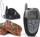 lfcforldx Kitchen Outdoor Barbecue Wireless Meat Thermometer, | Long Range | for BBQ, Oven, Grill, Kitchen, Smoker, Rotisserie