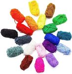 Bright Creations 20 Pack Medium #4 Yarn for Crocheting, Acrylic Skein Kit, Knitting Crochet Supplies, 420 Yards