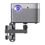 suptek Foldable Projector Wall Mount Universal Adjustable Wall Projector Mount 1/4" Screw Size MA1330YT