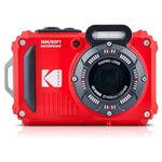 KODAK PIXPRO WPZ2 Rugged Waterproof Digital Camera 16MP 4X Optical Zoom 2.7" LCD Full HD Video, Red