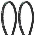 sourcing map 2pcs XPZ-637 V-Belts Drive Belt 637mm Pitch Girth 10mm Width 8mm Height Rubber for Power Transmission