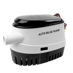 BACOENG 3/4" Bilge Pump 12v Automatic 750GPH with Float Switch, Black