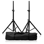 Pulse ST02821 Twin Adjustable Speaker Stand Kit with Bag