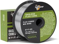 haxiaoer 0.8MM 1.0KG Flux Core Welding Wire 1 Pack,E71T-GS Gasless MIG Welding Wire Mild Steel for Reduced Splatter and Better Corrosion Resistance