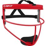 Rip-It RIPDG-A-S RIP-IT Defense Softball Fielder's Mask, Scarlet, Adult