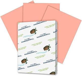Hammermill Colored Paper, 20 lb Salmon Printer Paper, 8.5 x 11-1 Ream (500 Sheets) - Made in the USA, Pastel Paper, 103119R