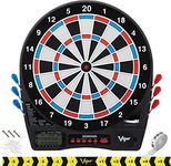 Viper Showdown Electronic Dartboard, Regulation Size For Tournament Play, Ultra Thin Spider Increases Scoring Area, Easy To Use Button Interface, Large Catch Ring For Missed Darts, 25/50 Bull Options, 32 Games 590 Options