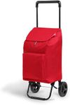 GIMI Shopping Cart Argo Red, Polyester, 42 litri