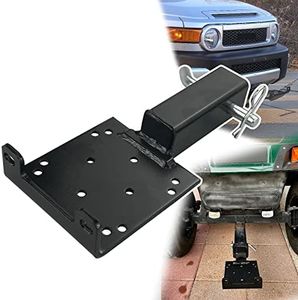 VIAGL Universal Trailer Hitch Winch Mounting Plate with 2" Receiver , Winch Bracket Winch Mounting Plate for ATV UTV Winch Bracket Mounting Bracket