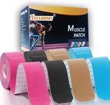 Kinesiology Tape Precut(4 Rolls,5cm