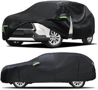 Car Cover Custom Fit for Toyota RAV4 1996-2025,6 Layers Truck Cover Waterproof All Weather for Automobiles,Outdoor Full Exterior Cover,Rain, Sun, Wind Protection,Black