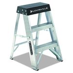 Louisville Ladder AS3002 300-Pound Duty Rating Aluminum Stepladder, 2-Foot