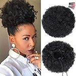 rosmile Afro Puff Clip On Synthetic
