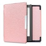 kwmobile Case Compatible with Kobo Aura Edition 1 Case - Cover for eReader with Magnetic Closure - Rose Gold