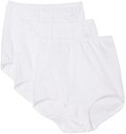 Vanity Fair Women's Lollipop Brief Panties 3 Pack 15361, White, Small/5