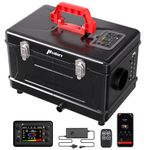8KW Diesel Heater, 5L Toolbox Compact 2S Portable Diesel Air Heater 230V/12/24V All in One Fast Heating with App Control, Altitude Mode and no tick for RV Garage Camper 2025 Upgraded