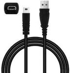 Master Cables Replacement Comaptible USB Cable for Fujifilm Finepix Digital Camera (Models Listed in Description) by mastertCables Black