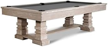 Nixon Billiards - Huck Slate Billiard Pool Table (Grey White Oak, 8 ft)