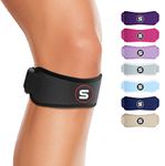 Patella Strap w/ 3 Straps for Kids, Women and Men - Swedish Brand Osgood Schlatter Brace for Runners Knee