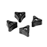 DSC Side Nuts for Cricket Helmet Grill,Standard,Black