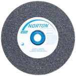 Norton Gemini Bench and Pedestal Abrasive Wheel, Type 01 Straight, Aluminum Oxide, 1" Arbor, 5" Diameter, 3/4" Thickness, Medium 60 Grit (Pack of 1)