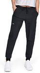 Under Armour Women's UA Armour Sport Woven Pant, women's comfortable tracksuit bottoms, jogger bottoms with tapered leg