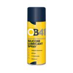 OB41 High Performance Silicone Lubricant Spray - High Resistance to Temperatures - Water Resistant - Protects against corrosion and Oxidation - 400ml