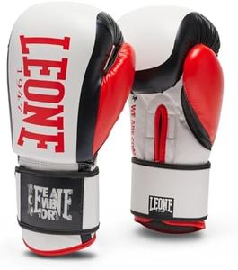 LEONE 1947, Guantes Boxe Logo WACS 16OZ Blanco