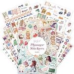 GoGirl Value Sticker Pack – 850+ Small Aesthetic Stickers for Planner, Journal & Calendar – Holidays, Seasonal Stickers, Inspirational Quotes, to-dos, Appointments, Budgeting & Text Boxes – 19 Sheets