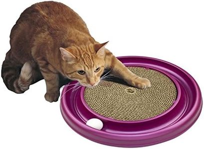 Coastal Pet Turbo Scratcher Cat Toy - Cardboard Cat Scratcher Pad with Cat Toy Ball Track and Catnip (1 Pack)