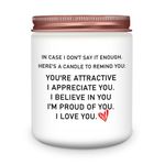 Homsolver Gifts for Women Ideal Gifts for Her, Perfect Anniversary, Christmas, Birthday, Valentines Day Gifts for Women, Girlfriend, Wife, Ideal Women Gifts - Lavender Scented Candle…