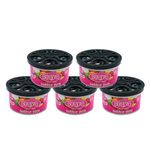 Flava Car Scents Air Freshener Tin - Bubblegum (Pack of 5) Strong, Long Lasting Car Air Freshener for Car, Truck or Van