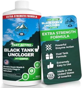 Fast Acting RV and Marine Toilet Unclogger | RV Black Tank Treatment - Holding Tank Unclogger for Effective RV Tank Treatment - Advanced RV Toilet Unclogger Solution 32 oz