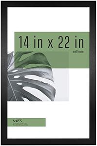 MCS, Black 14x22 Inch Studio Gallery Frame, Woodgrain
