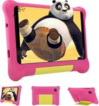 MUJENYZ Kids Tablet 7 inch Android 13, 5(2+3) GB RAM+32GB ROM, Tablet for Kids with Parental Control, Dual Cameras, 1024x600 HD IPS Screen, Bluetooth Wifi, Child Tablet with Case (Pink)