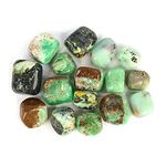 Reiki Crystal Products Natural Chrysocolla Tumble Stone Raw Rough Stone Tumbled Pack of 200 Gram