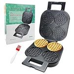 Aoruru Waffle Maker Nonstick Belgia