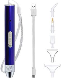 Reofrey 5D DIY Diamond Painting Pen Tools Set, Diamond Painting Point Drill Pen with Light, Diamond Art Accessories Kits with Replacement Pen Heads and USB Cable for Diamond Painting Arts Crafts