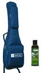 Baritone Electric Guitar Bag/Cover with Foam Padding for Fender, Yamaha, Cort, Ibanez, Xtag, Ashton, Kadence, Vault, Hobmer, Givson, KAPS, Rocks (with Lemon Oil, Blue)