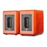 Aperion Audio MKII Aluminum-Ribbon Super Tweeter Pair for Home Theater Stereo Speaker HiFi Audiophile Ultra High-End Frequency Response up to 40kHz (RST Gloss Cherry)