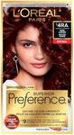 L’Oréal Paris Superior Preference 9 weeks of Luminous Fade-Defying Permanent Hair Dye, 4RA Dark Auburn, 100% Grey Coverage, 1 Hair Dye Kit (Packaging May Vary)